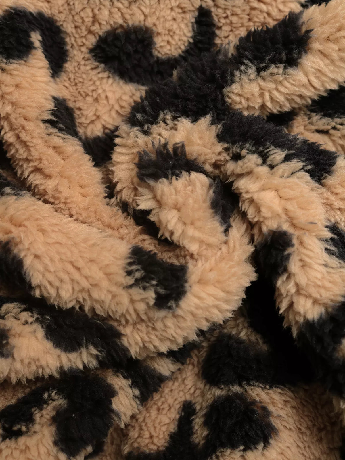 Leopard Fleece Zip Jacket, view 10