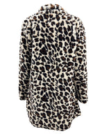 Full-Size Leopard Open-Front Coat, view 12