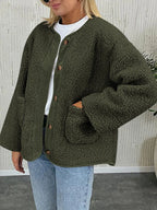 Sherpa Button-Up Jacket