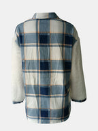 Button-Front Fuzzy Jacket, view 4