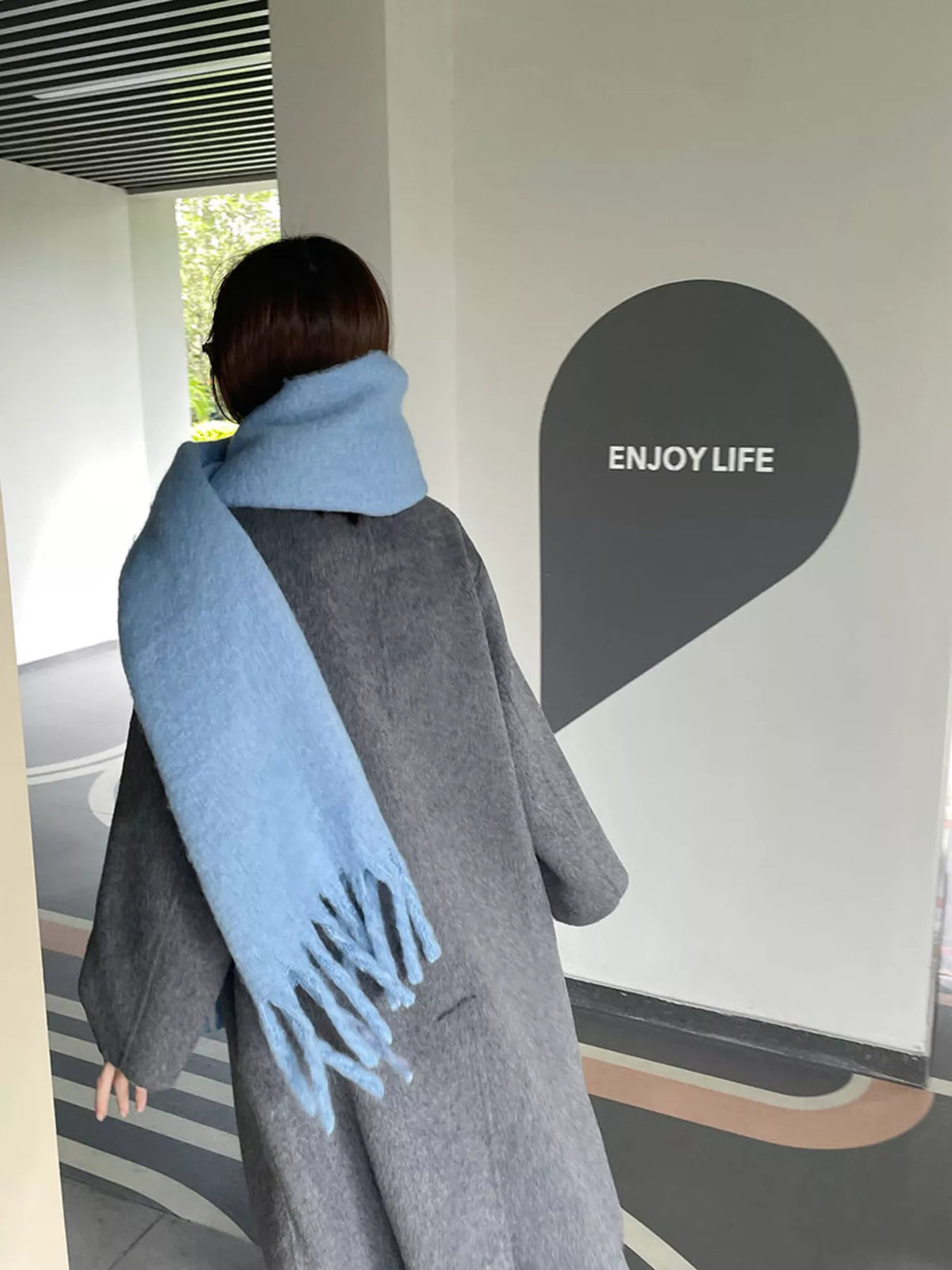 Long Fringe Scarf