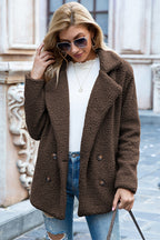 Lapel Sherpa Coat, view 17