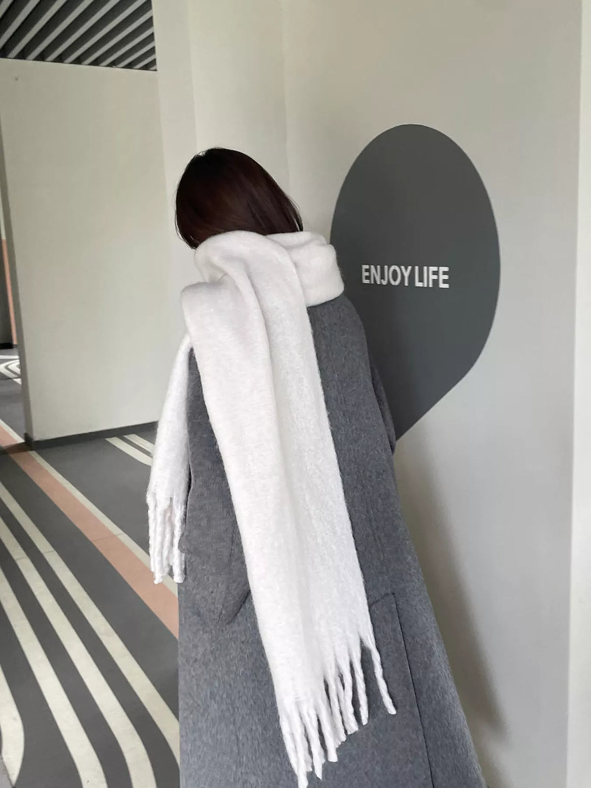 Long Fringe Scarf