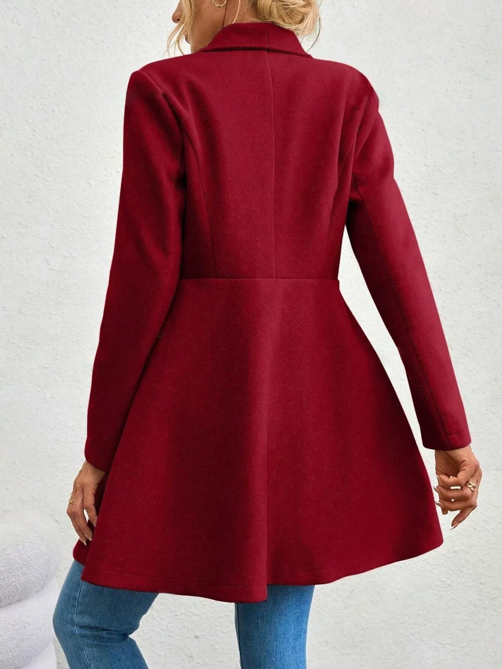 Double-Breasted Tailored Coat, view 12